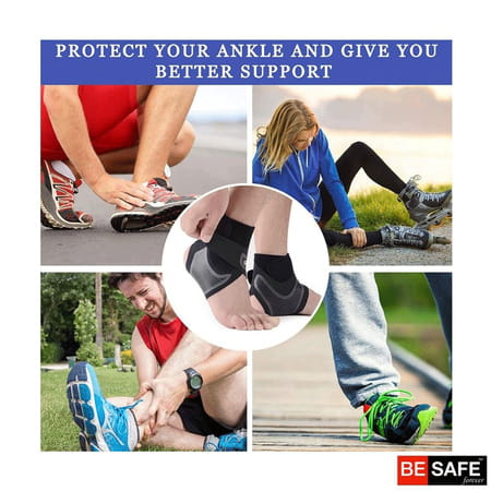 Besafe Forever Ankle Support Neo Compression Protection | M | Pack Of 2