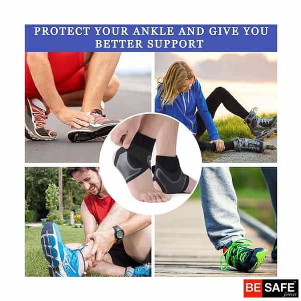 Besafe Forever Ankle Support Neo Compression Protection | M | Pack Of 2