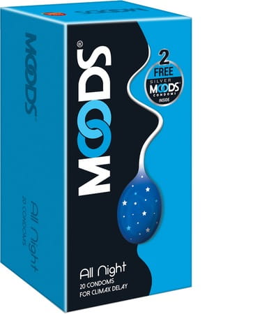 Moods Allnight Condoms - Pack Of 20'S