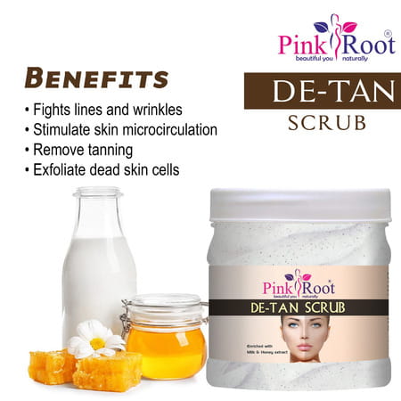 Pink Root De-Tan Scrub 500Ml