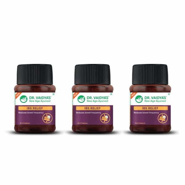 Dr. Vaidya's Ibs Relief -30 Tablet - Pack Of 3