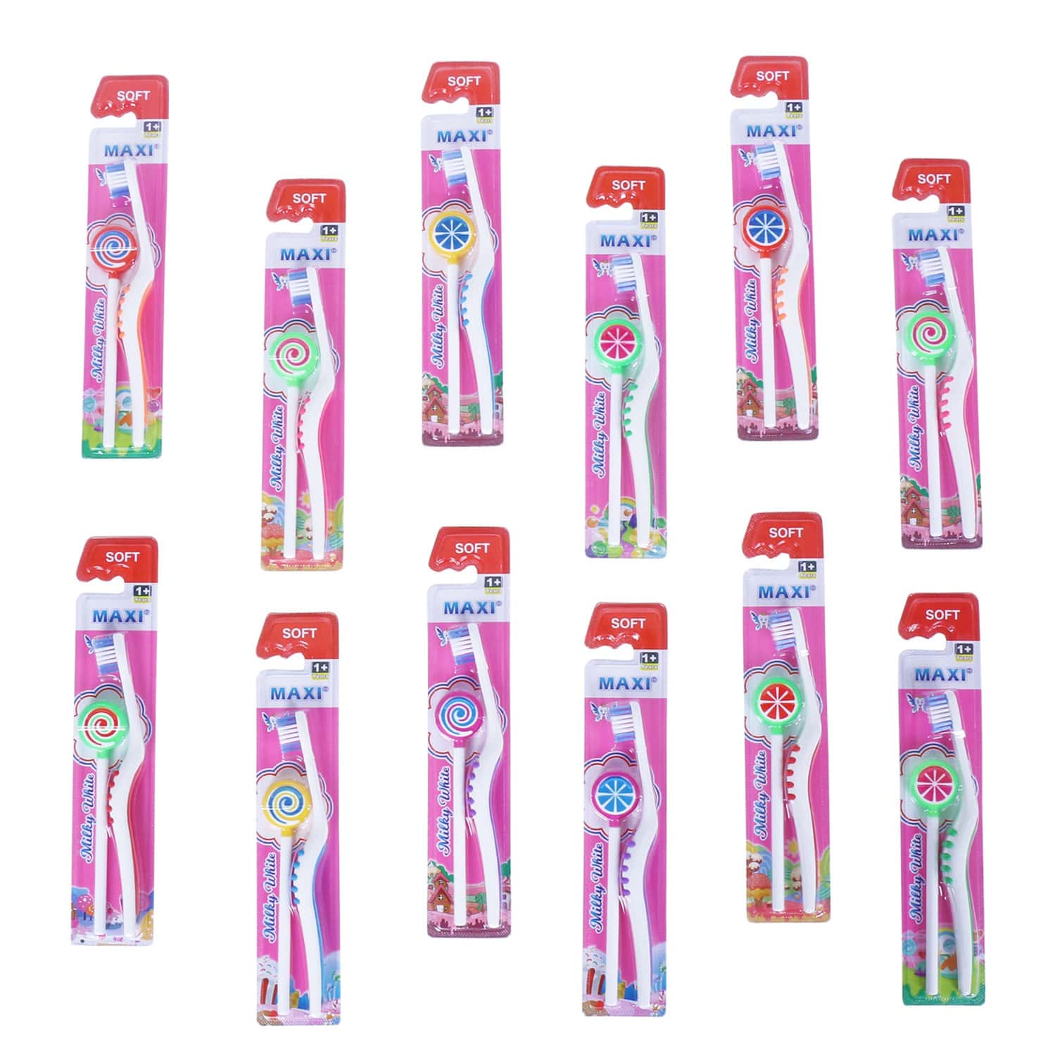 Buy MAXI MILKY WHITE BABY TOOTHBRUSH AND TONGUE CLEANERORAL HYGIENE