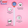 Maxi Milky White Baby Toothbrush And Tongue Cleaner-Oral Hygiene Kit (Pack Of 12)