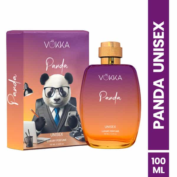 Vokka Panda 100Ml | Luxury Long Lasting Perfume For Men & Women | Sweet Amber Scent Eau De Parfum