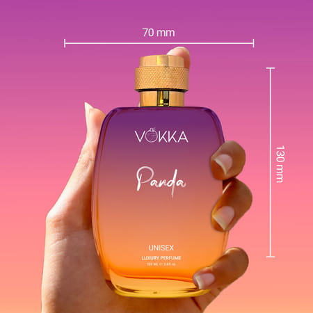 Vokka Panda 100ml | Luxury Long Lasting Perfume For Men & Women | Sweet Amber Scent Eau De Parfum
