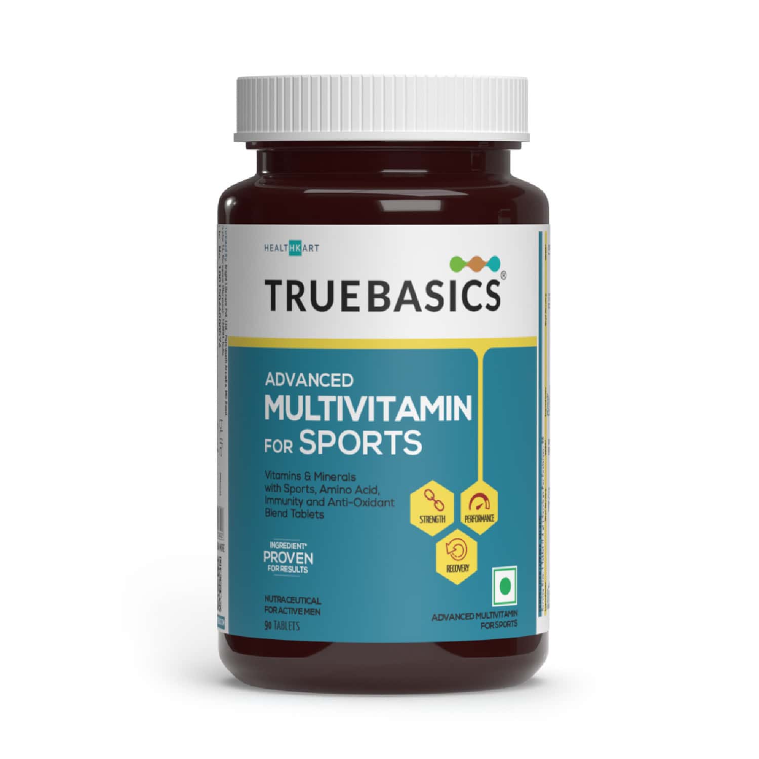 Truebasics Multivit Sport One Daily | Multivitamin For Sports | 90 Multivitamin Tablets