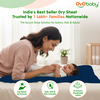 Oyo Baby Waterproof Bed Protector Baby Dry Sheet Large Dark Sea Blue (100 Cm X 140 Cm)