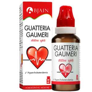 Bjain Guatteria Gaumeri Drops 30ml | Homeopathic Cholesterol Support For Heart Health Wellness