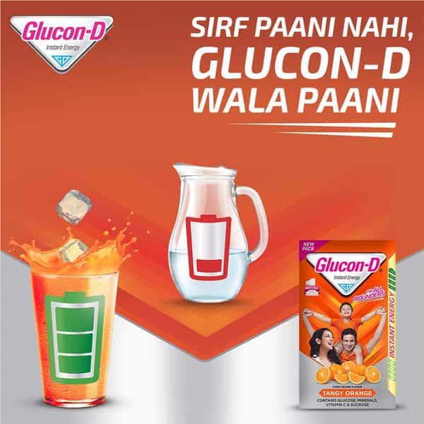 Glucon-D Orange Powder 500 Gm