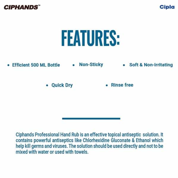 Ciphands Professional Hand Rub 500 Ml