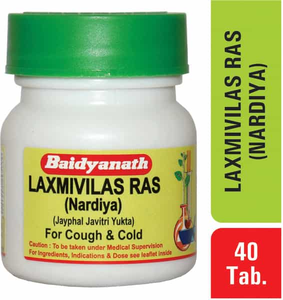 Baidyanath Asli Ayurved Laxmivilas Ras (Nar) 40 Tablets (Pack Of 2)