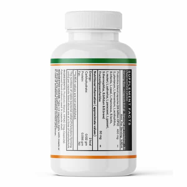Inlife Prebiotic And Probiotics Forte Supplement | 25 Billion Cfu With 14 Strains - 30 Veg Capsules