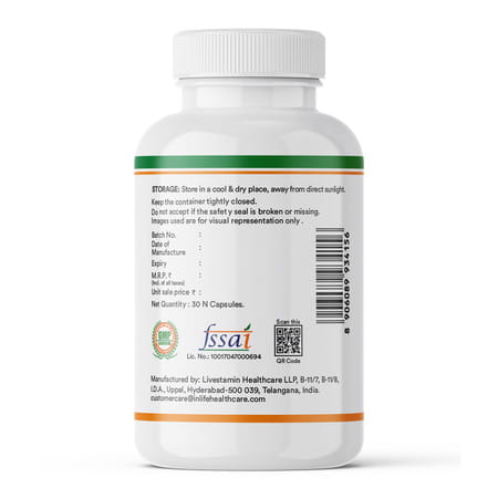 Inlife Prebiotic And Probiotics Forte Supplement | 25 Billion Cfu With 14 Strains - 30 Veg Capsules