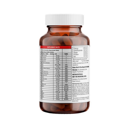 Healthbest Teenbest Multivitamin Tablets - Daily Vitamins For Teenagers - 60 Tablets