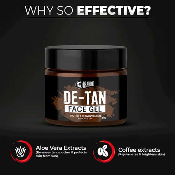 Beardo De-Tan Face Gel For Men - 50 Gm