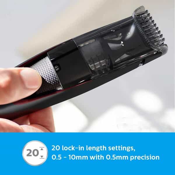 Philips Bt7501/15 Cordless & Corded Vacuum Beard Trimmer (Black)