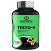 Naturyz Testo-6 Plant Based Supplement For Men With Tribulus, Safed Musli, Ashwagandha (60 Tablets)