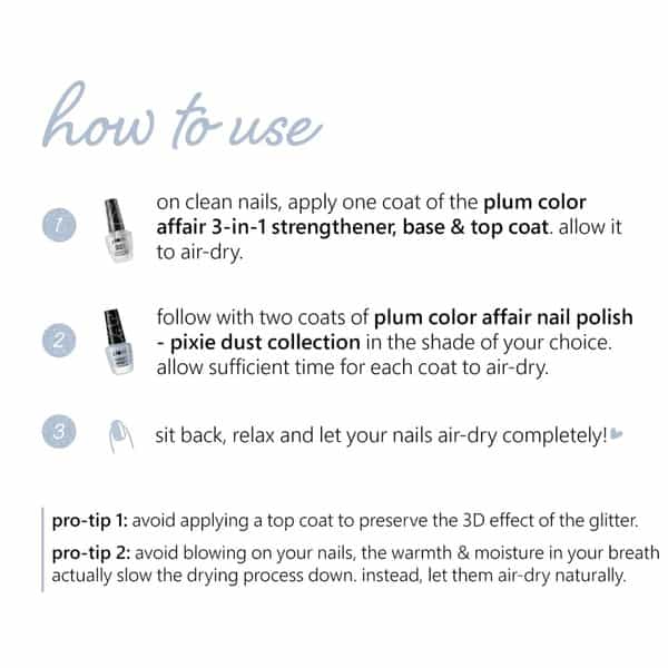 Plum Color Affair Nail Polish Pixie Dust Collection - Moonlit 146 11 Ml