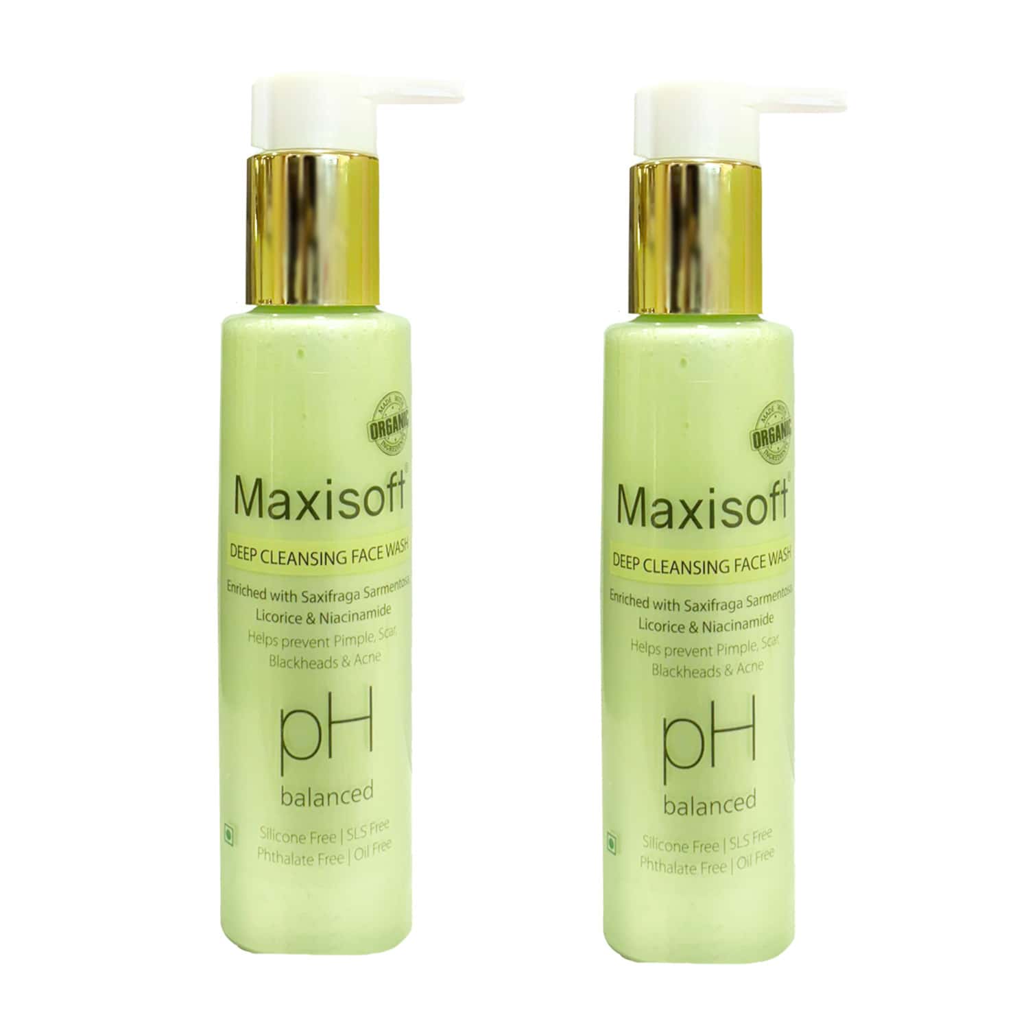 Maxisoft Deep Cleansing Face Wash (100 Ml - Pack Of 2)
