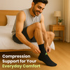Actifit Diabetic Socks | Non-Binding & Seam-Free | Black | 1 Pack