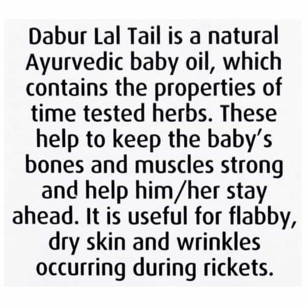 Dabur Lal Tail Ayurvedic Baby Massage Oil (With Free Dabur Honey 50G) Bottle Of 100Ml