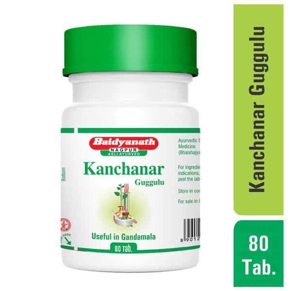 Baidyanath Asli Ayurved Kanchanar Guggulu 80 Tablets (Pack Of 2)