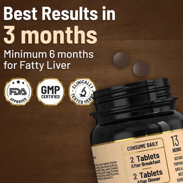 Gynoveda Liver Detox Ayurvedic Tablets. Kutki Protects From Damage Caused By Alcohol 360 Tablets