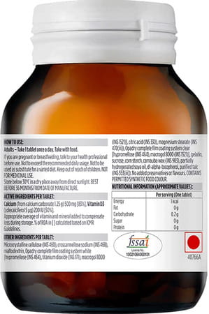 Blackmores - Bio Calcium & Glucosogreen For Healthy Joint & Bone Support 60 Tablets Pack Of 2