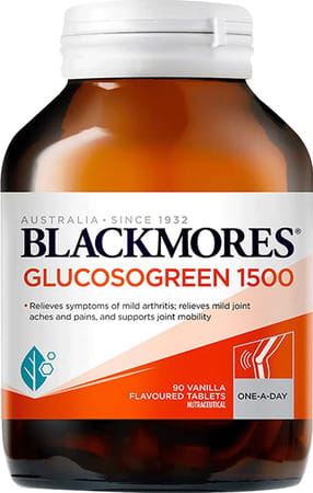 Blackmores - Bio Calcium & Glucosogreen For Healthy Joint & Bone Support 60 Tablets Pack Of 2
