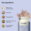 Hk Vitals Protein Active (Chocolate | 1kg / 2.2lbs) | All In One Triple Strength Protein