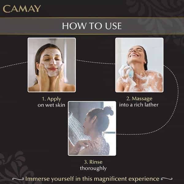 Camay Chic Citrus Beauty Soap Combo Pack With Aromatic Wood -125 *5