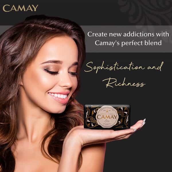 Camay Chic Citrus Beauty Soap Combo Pack With Aromatic Wood -125 *5
