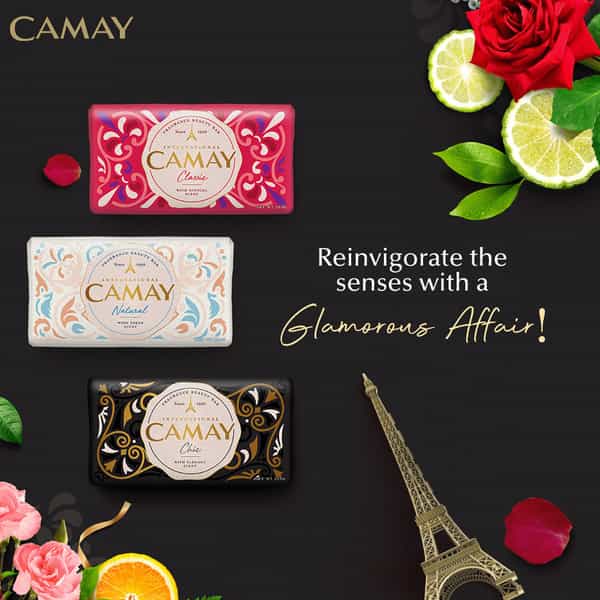 Camay Chic Citrus Beauty Soap Combo Pack With Aromatic Wood -125 *5