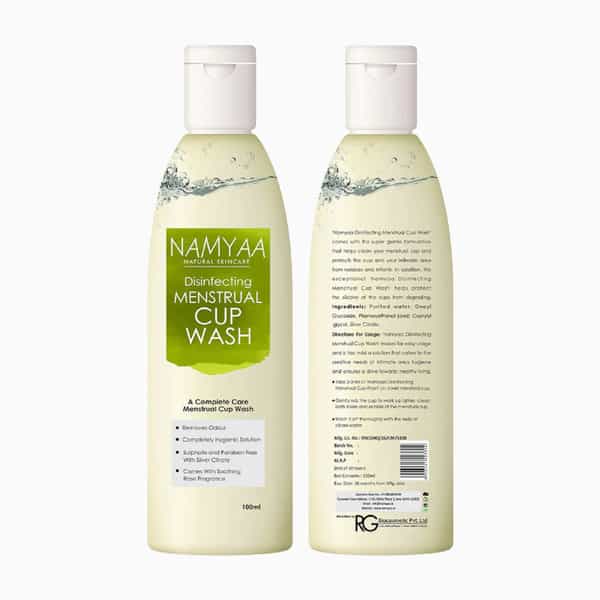 Namyaa Disinfecting Menstrual Cup Wash-Paraben & Sulphate Free - 100 Ml