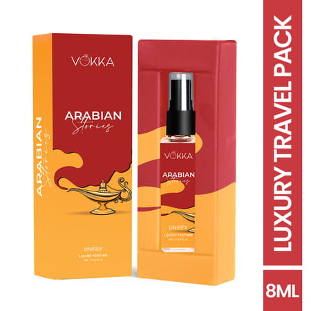 Vokka Pocket Perfume Arabian Stories 8Ml | Luxury Eau De Parfum Long Lasting Perfume For Men & Women