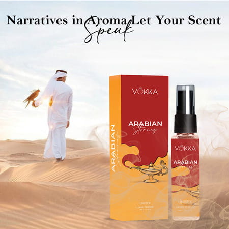 Vokka Pocket Perfume Arabian Stories 8Ml | Luxury Eau De Parfum Long Lasting Perfume For Men & Women