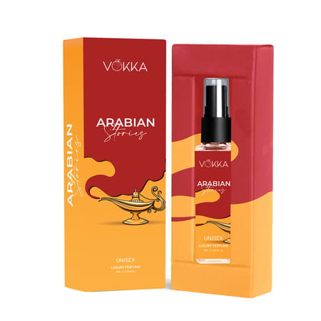 Vokka Pocket Perfume Arabian Stories 8Ml | Luxury Eau De Parfum Long Lasting Perfume For Men & Women