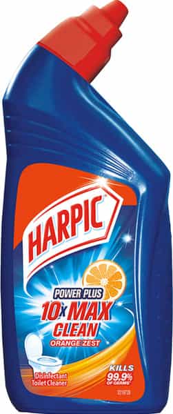 Harpic Power Plus Orange Toilet Cleaner  Bottle Of 500 Ml
