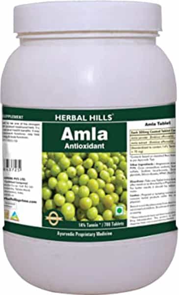 Herbal Hills Amla 700 Tablets (Pack Of 5)
