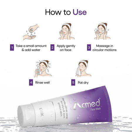 Acmed Gentle Pimple Care Tube Of 200Gm Face Wash