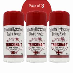 Trucona-t Terbinafine Hcl 1 % Anti Fungal Dusting Powder 30 Gms Pack Of 3