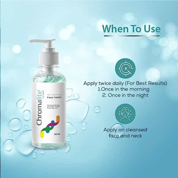 Chromalite Skin Lightening Face Wash Bottle Of 90 Ml
