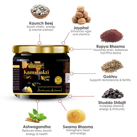 Sharmayu Kamshakti Gold Ras - 200g