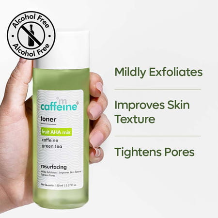 Mcaffeine Toner With Fruit Aha Mix & Green Tea