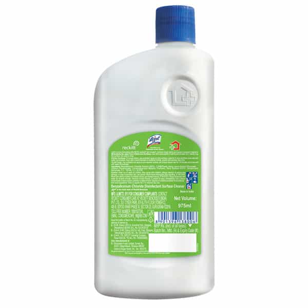 Lizol Pine Disinfectant Floor Cleaner Liquid Bottle Of 975 Ml
