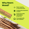 Tnw-The Natural Wash Neem Wood Comb