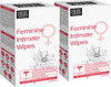 Sheneed Feminine Intimate Wipes 100% Biodegradable | Wipes For Women - 10 Wipe | Pack Of 2