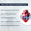 Miduty Cholest Off - Diabetes - Heart Disease - Niacin - Cqr 300 - 100% Vegetarian - 60 Tablets