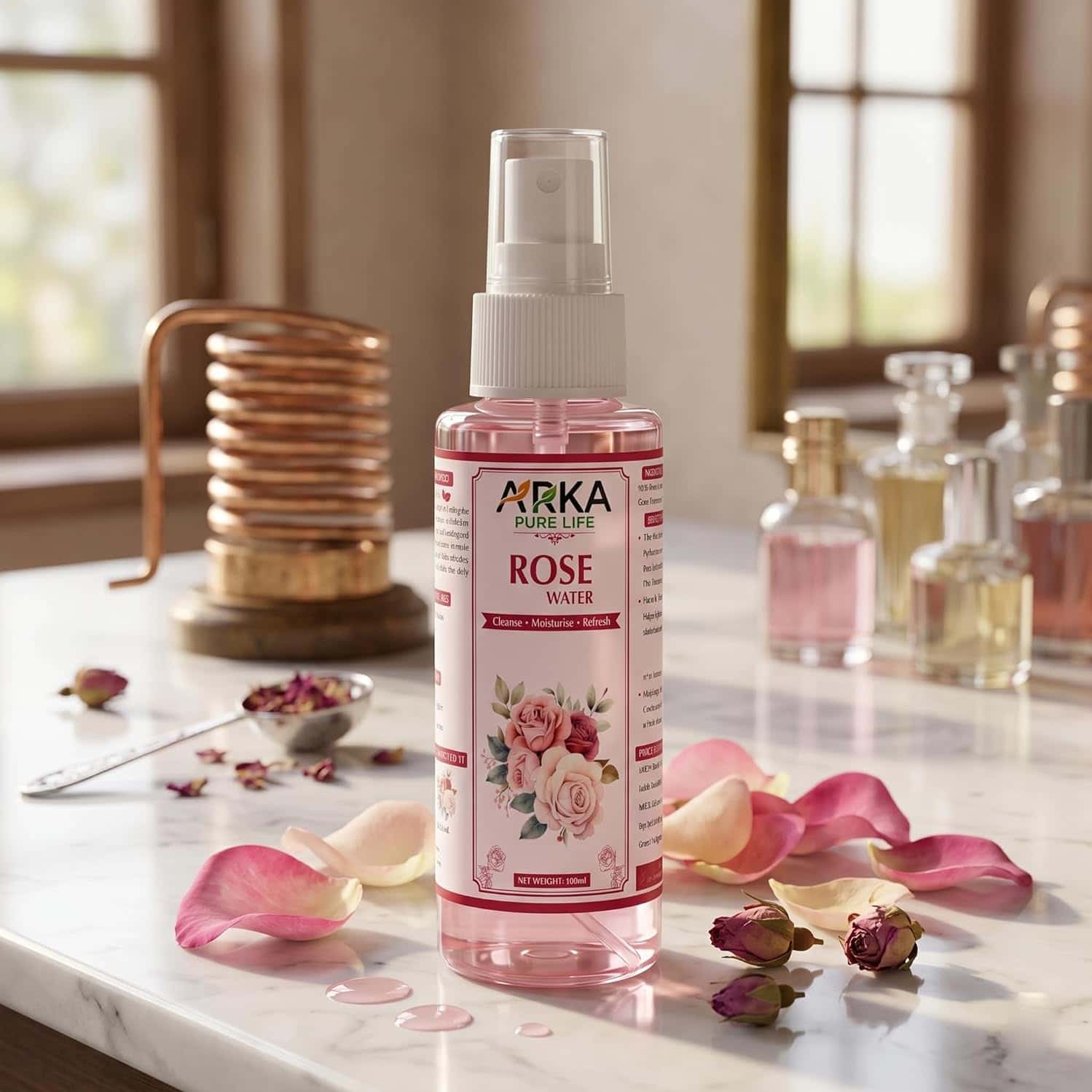 Arka Pure Life Premium Rose Water Face Mist Spray (100ml)
