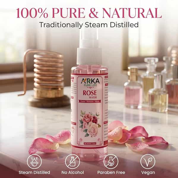 Arka Pure Life Premium Rose Water Face Mist Spray (100Ml)
